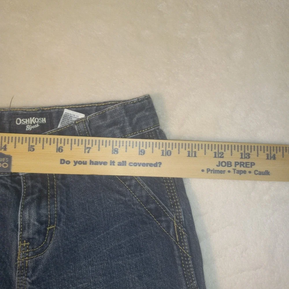 OshKosh B'gosh Carpenter Jeans Kids 5R  Dark Blue E-Z Adjust Waist Utility